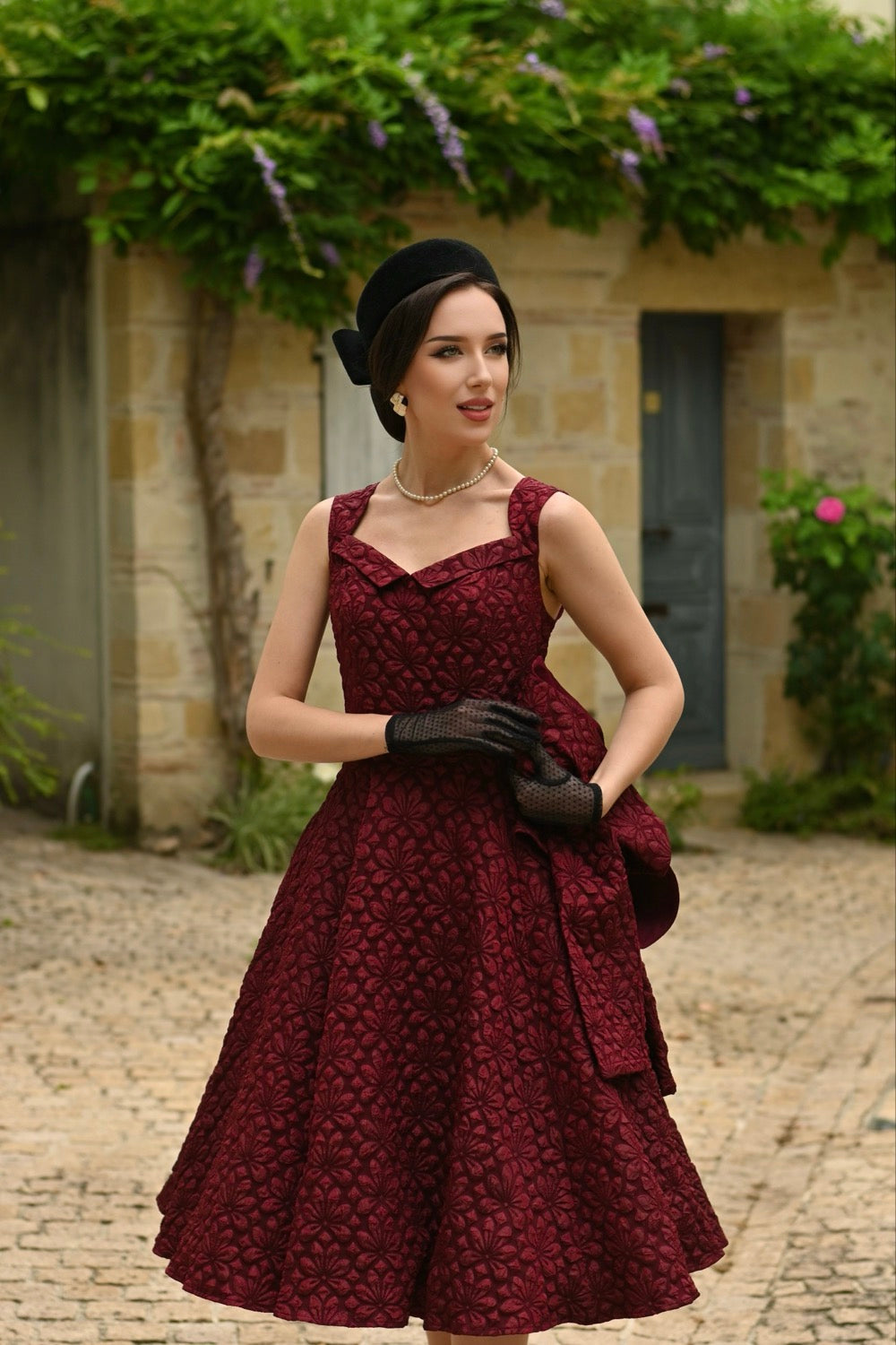 Hearts & Roses - Thea Swing Dress mit Bolero
