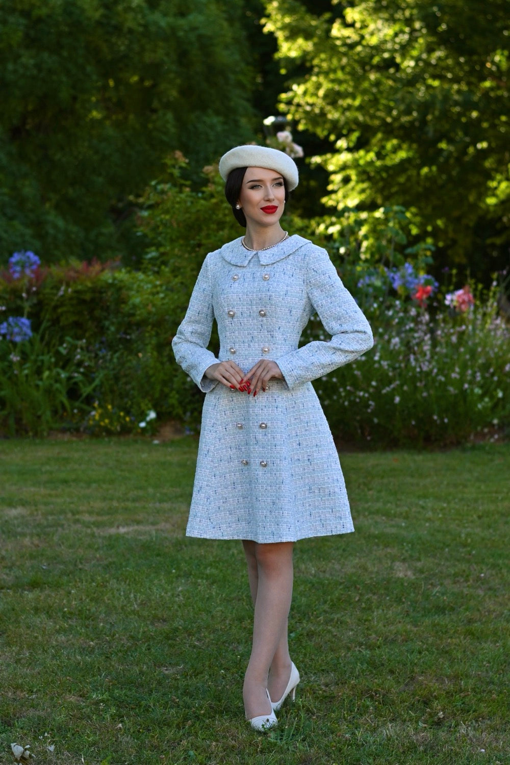 Hearts & Roses - Tayla Tweed Dress