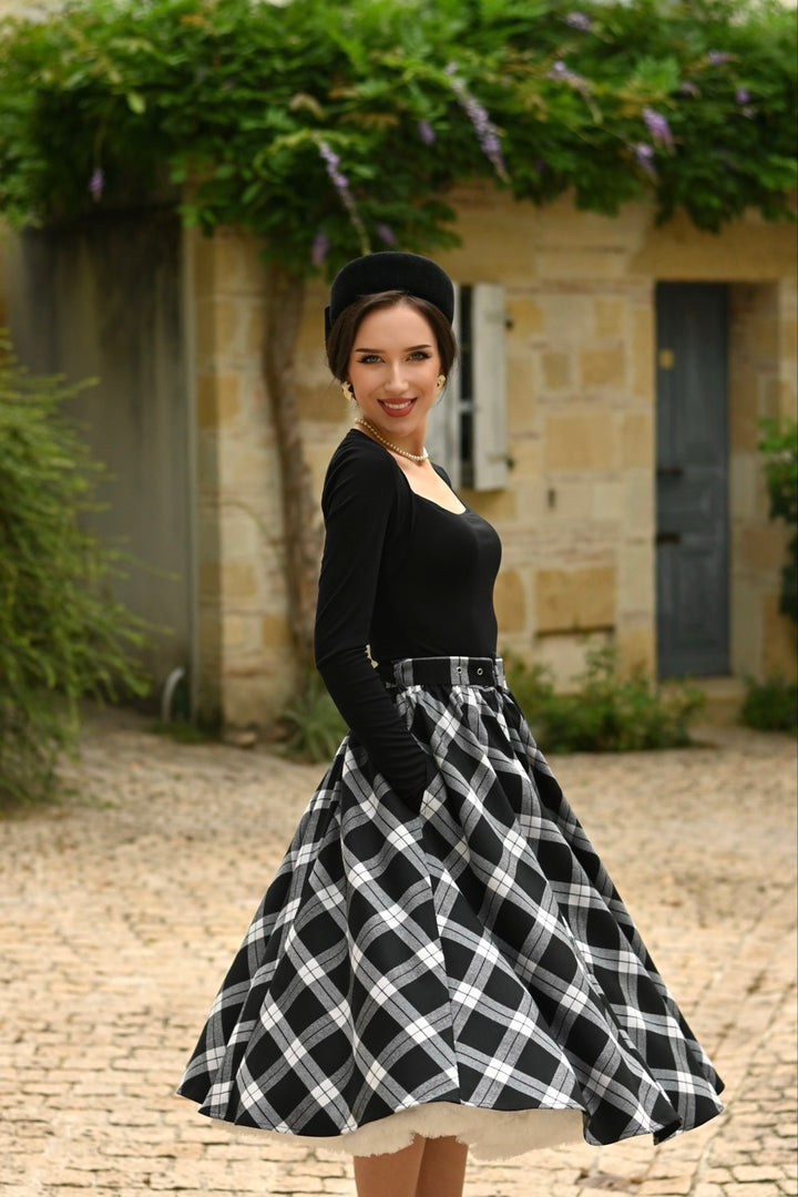 Hearts & Roses - Lacey Tartan Skirt