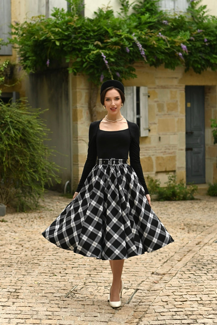 Hearts & Roses - Lacey Tartan Skirt