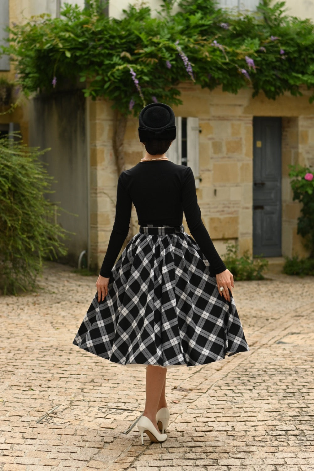 Hearts & Roses - Lacey Tartan Skirt