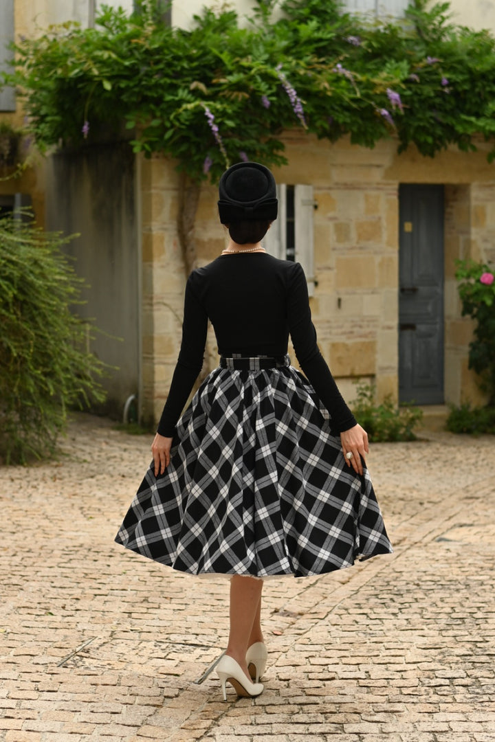 Hearts & Roses - Lacey Tartan Skirt