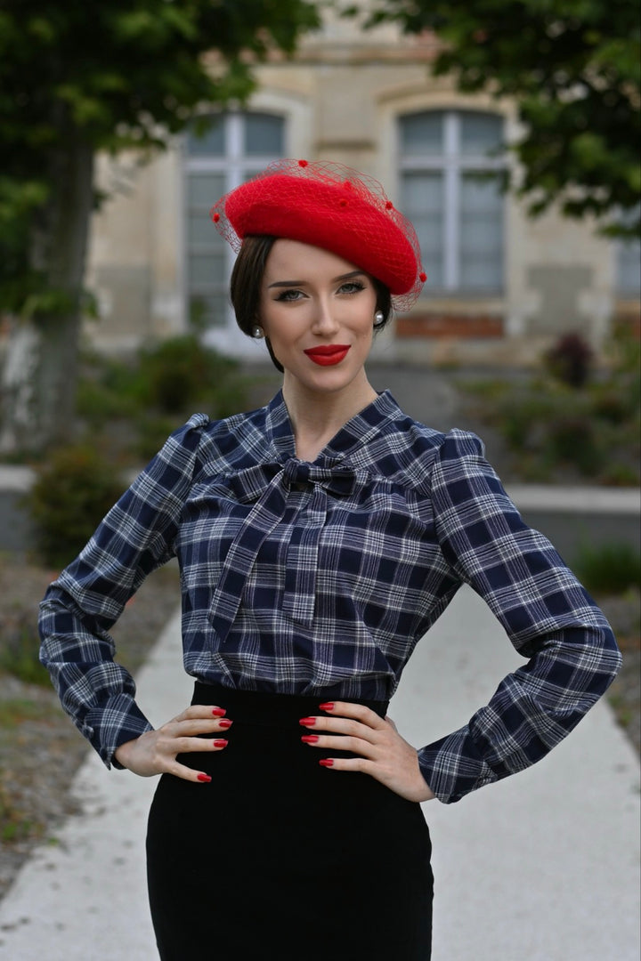 Hearts & Roses – Jemima Tartan Bluse