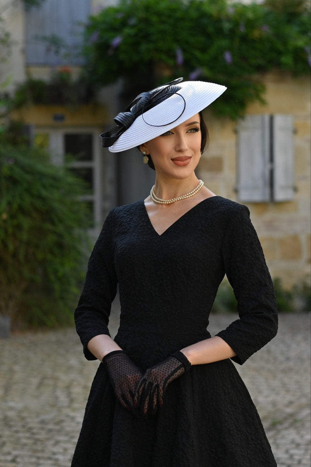 Hearts & Roses - Piper Black Floral Swing Dress