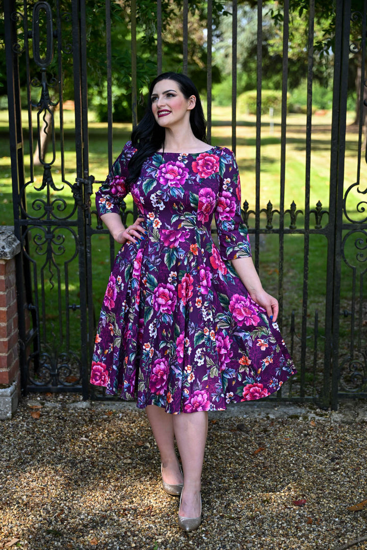 Hearts & Roses - Bea Floral Swing Dress