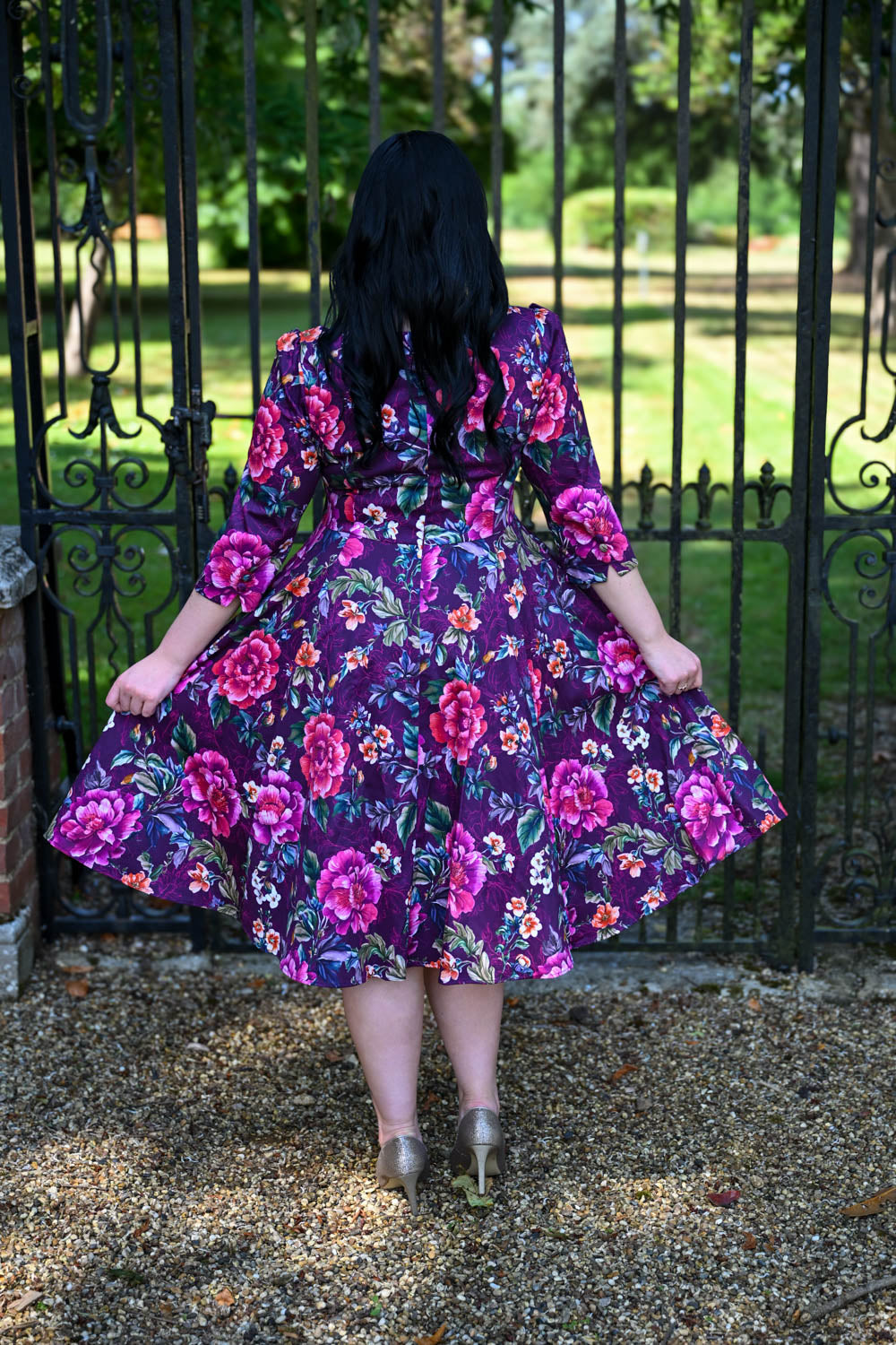 Hearts & Roses - Bea Floral Swing Dress