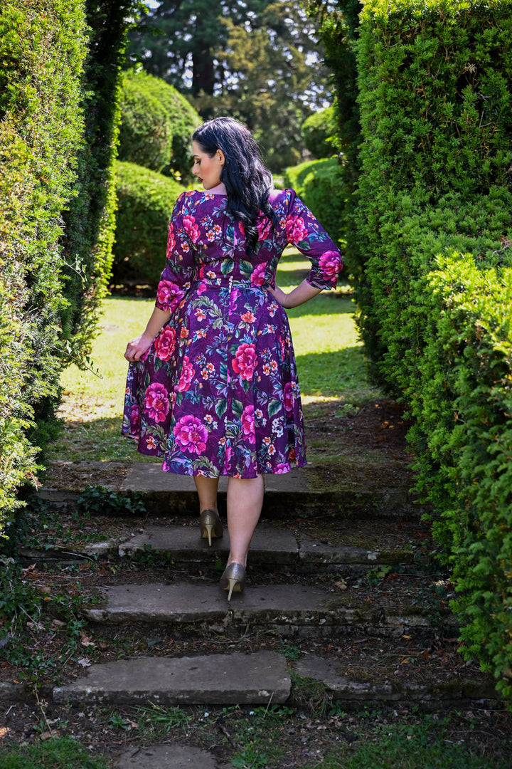 Hearts & Roses - Bea Floral Swing Dress