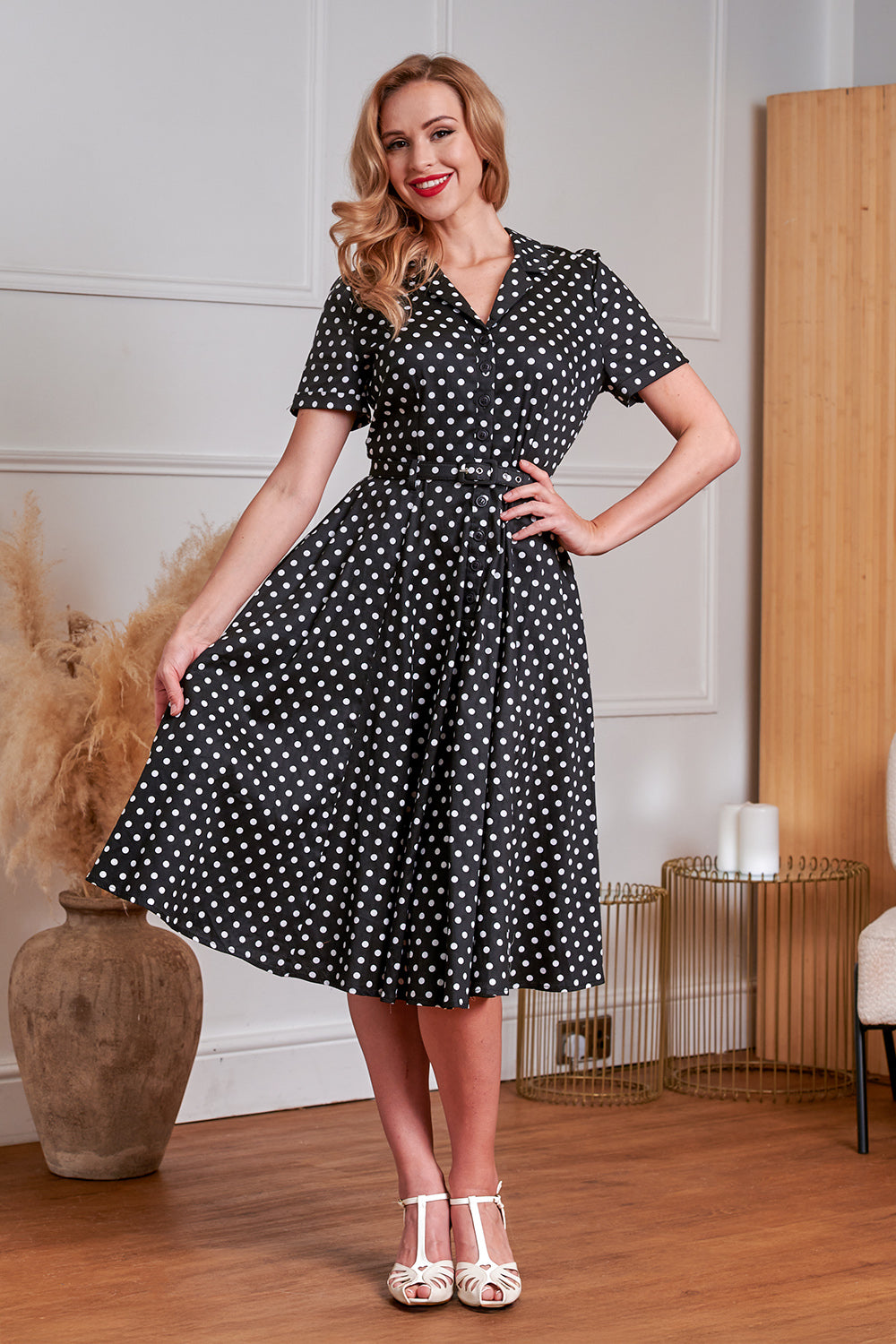 Banned Retro - Robe Bella Anchor Ahead en vert