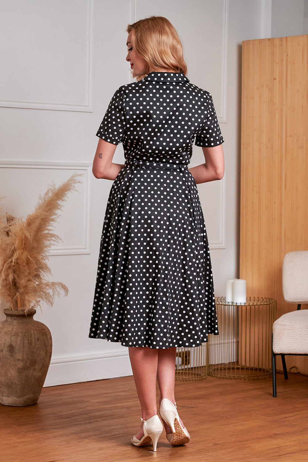 Banned Retro - Robe Bella Anchor Ahead en vert
