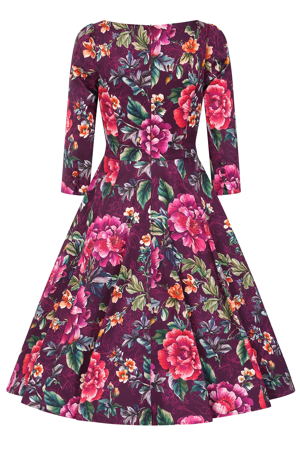 Hearts & Roses - Bea Floral Swing Dress