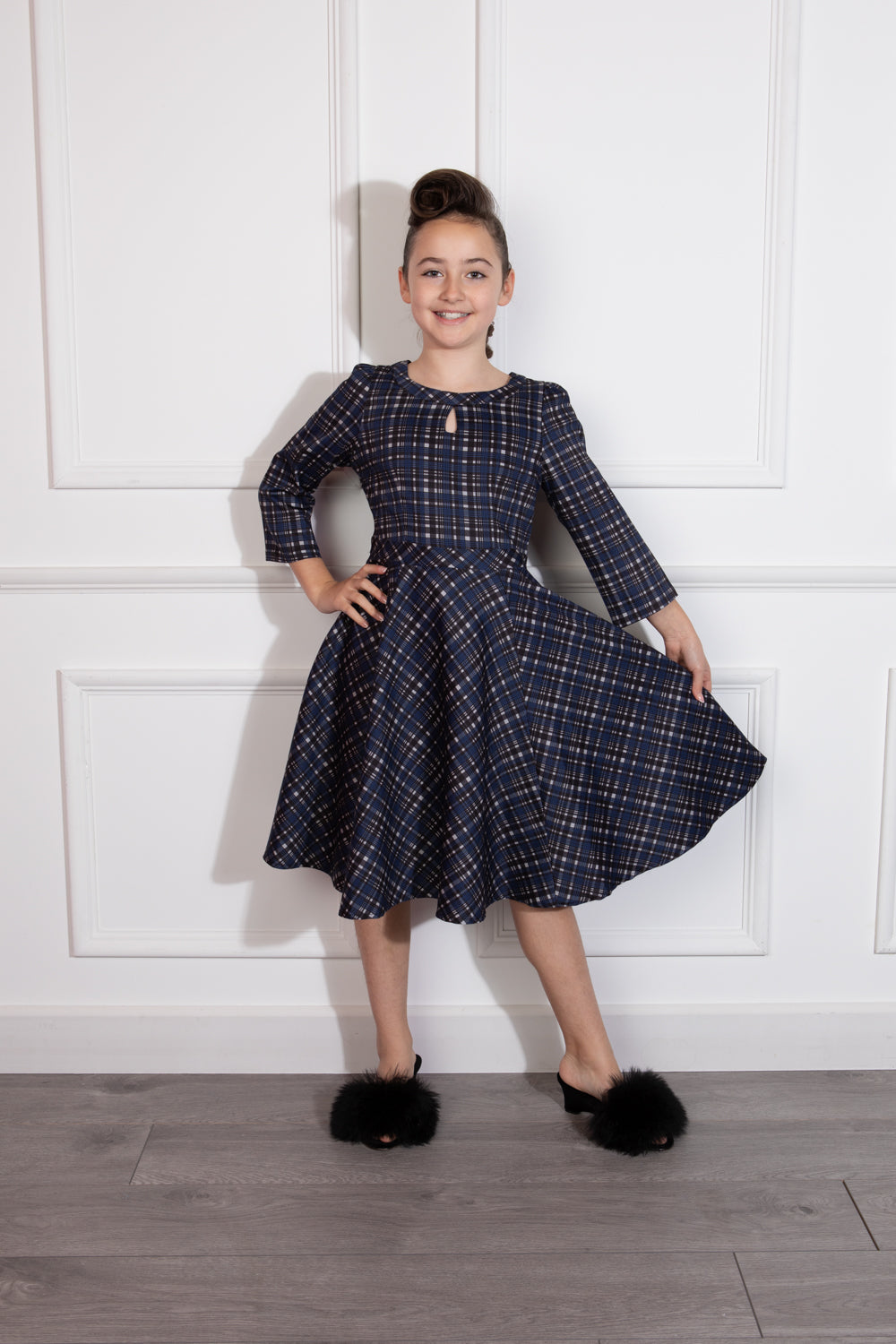 Hearts & Roses - Robe à balancement tropical Luisa pour enfants