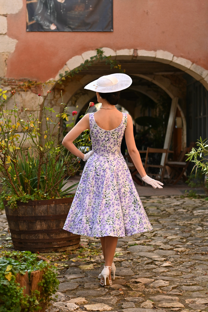 Hearts & Roses - Lilac Meadow Swing Dress