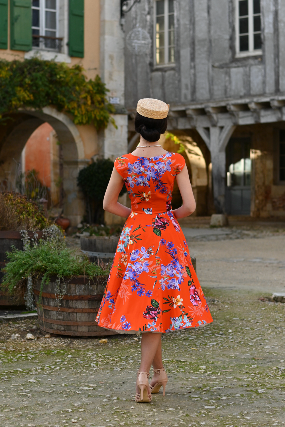 Hearts & Roses - Sunrise Swing Dress