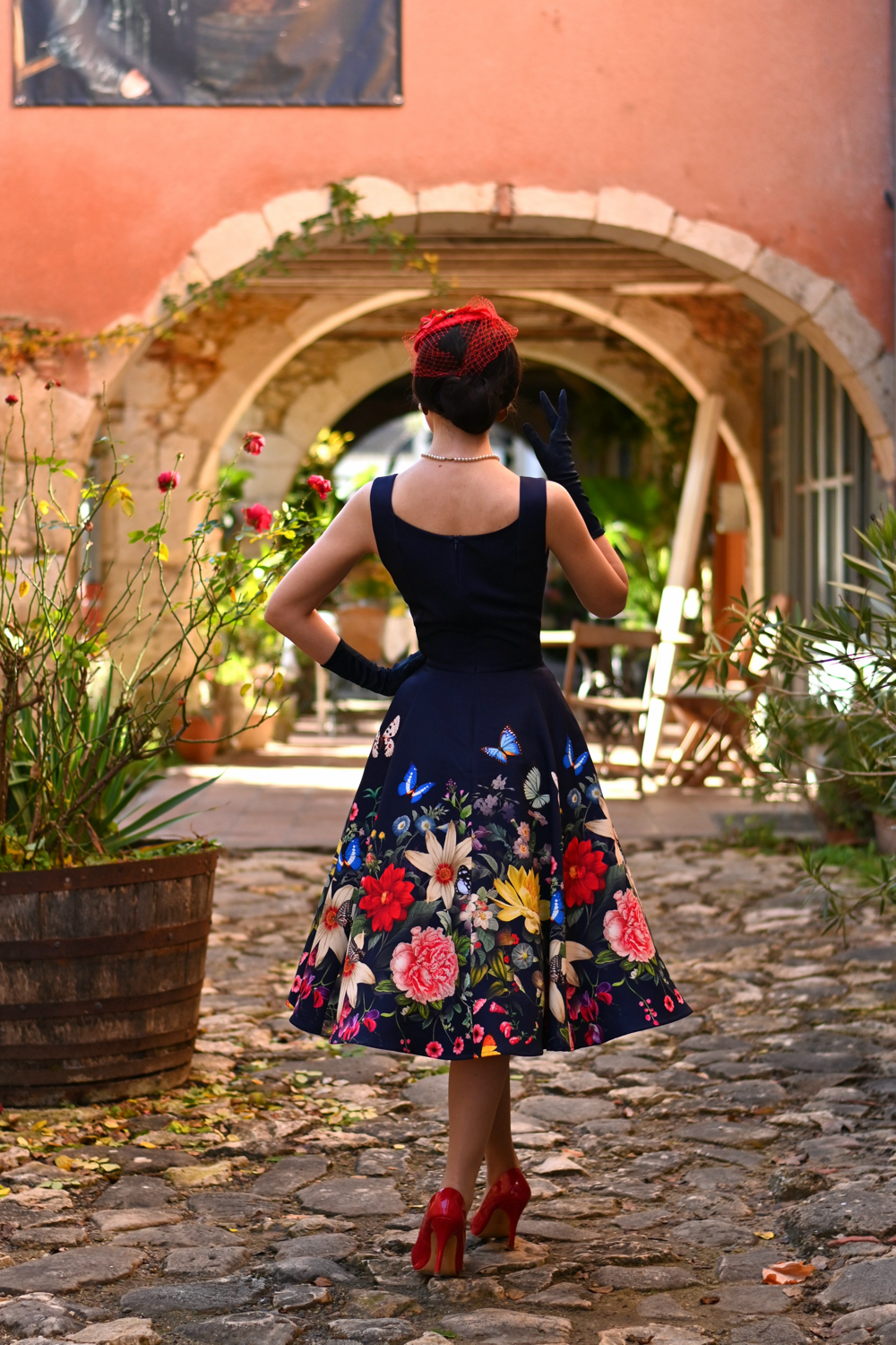 Hearts & Roses - Moonlight Butterfly Swing Dress