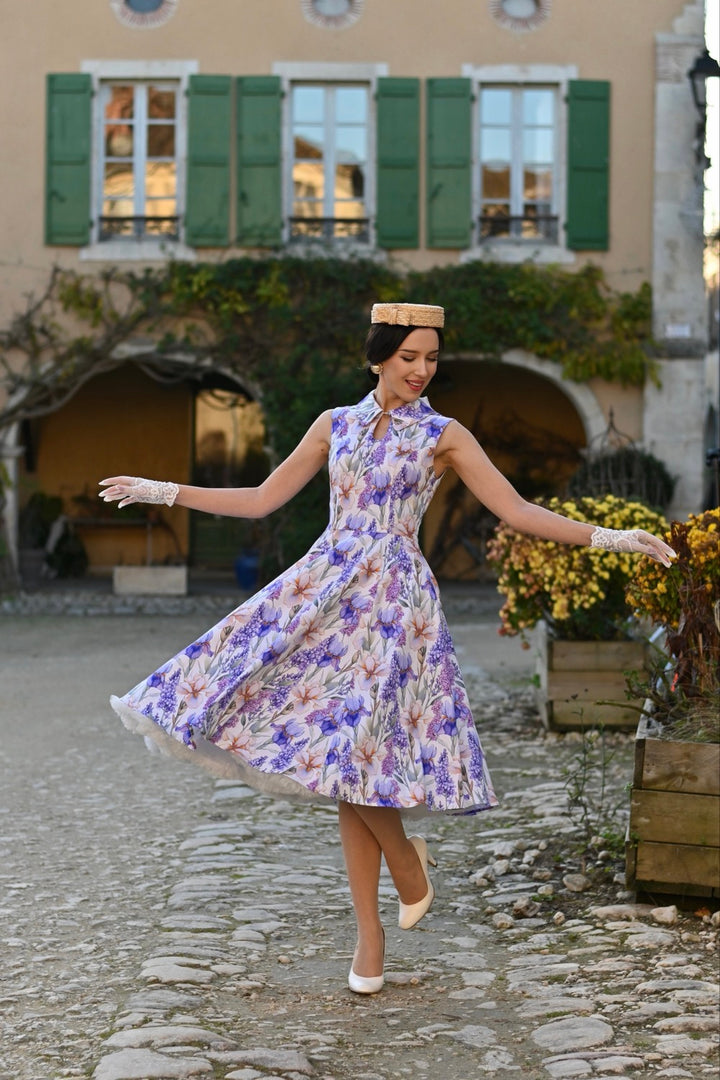 Hearts & Roses - Lavender Fields Shirt Dress