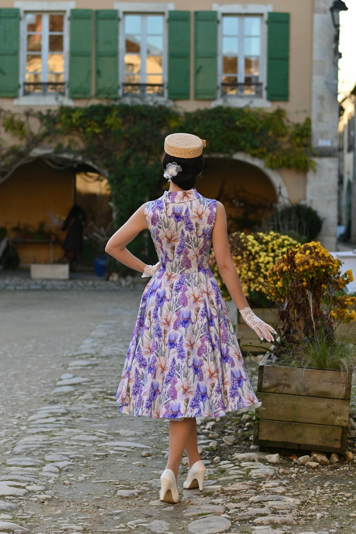 Hearts & Roses - Lavender Fields Shirt Dress