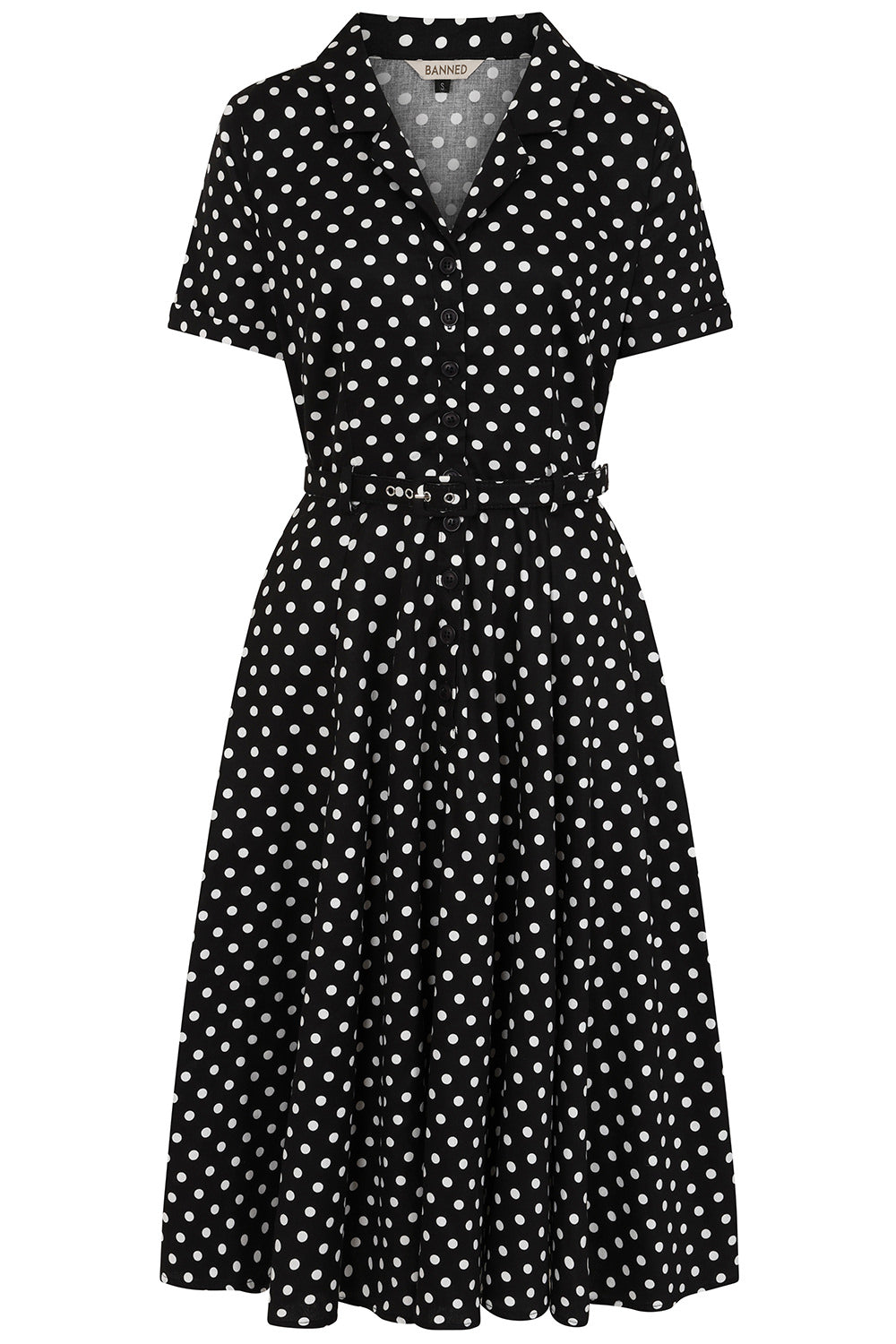 Banned Retro - Robe Bella Anchor Ahead en vert