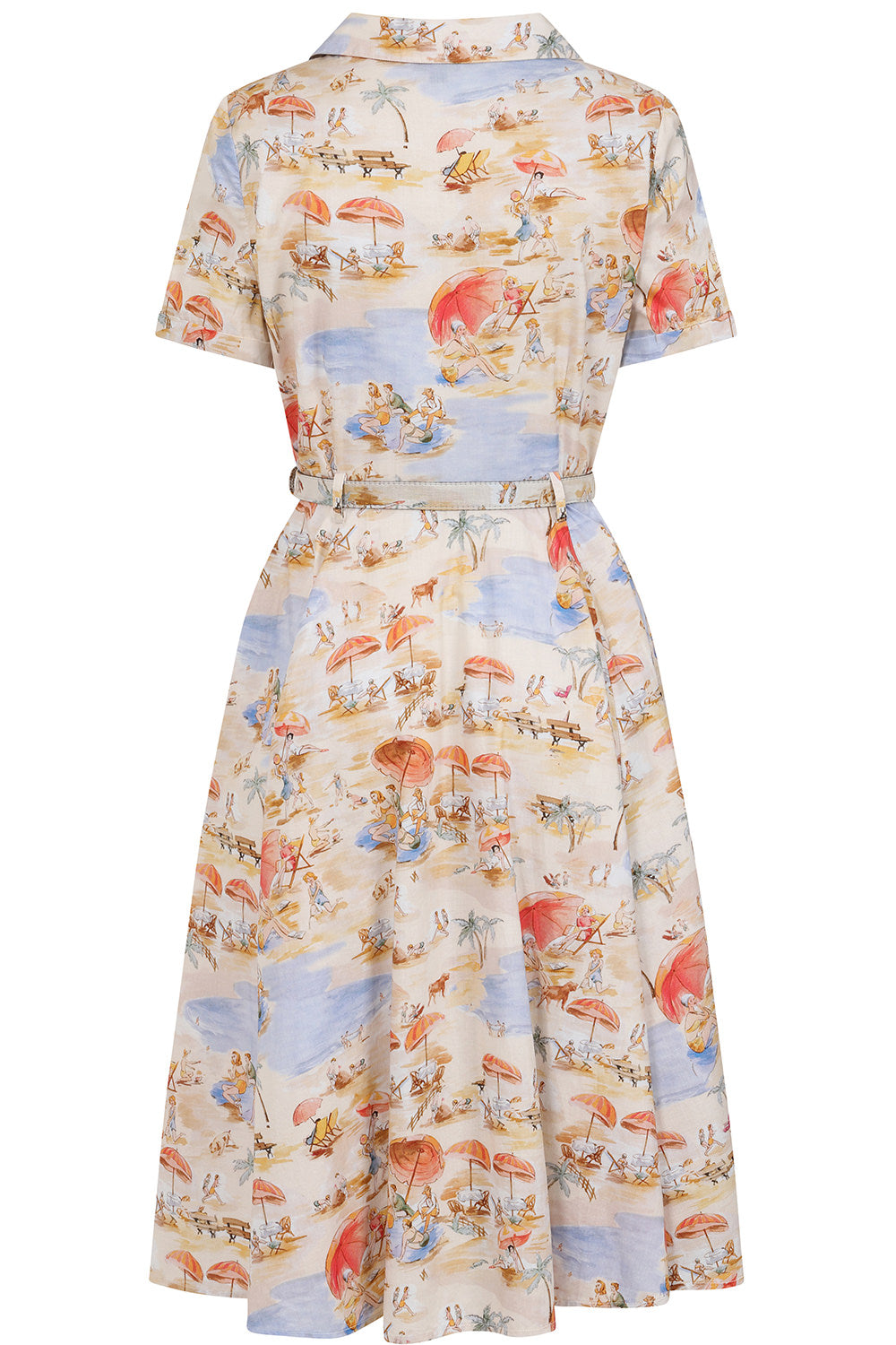 Banned Retro - Bella Anchor Ahead Dress in verde