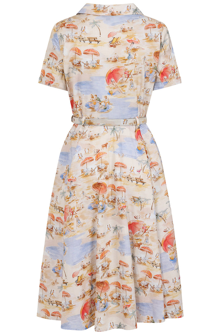 Banned Retro - Bella Anchor Ahead Dress in verde