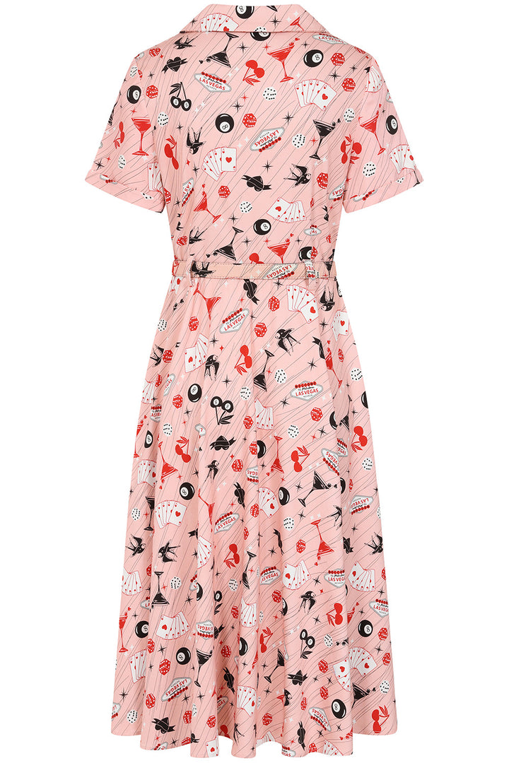 Banned Retro - Robe Bella Anchor Ahead en vert