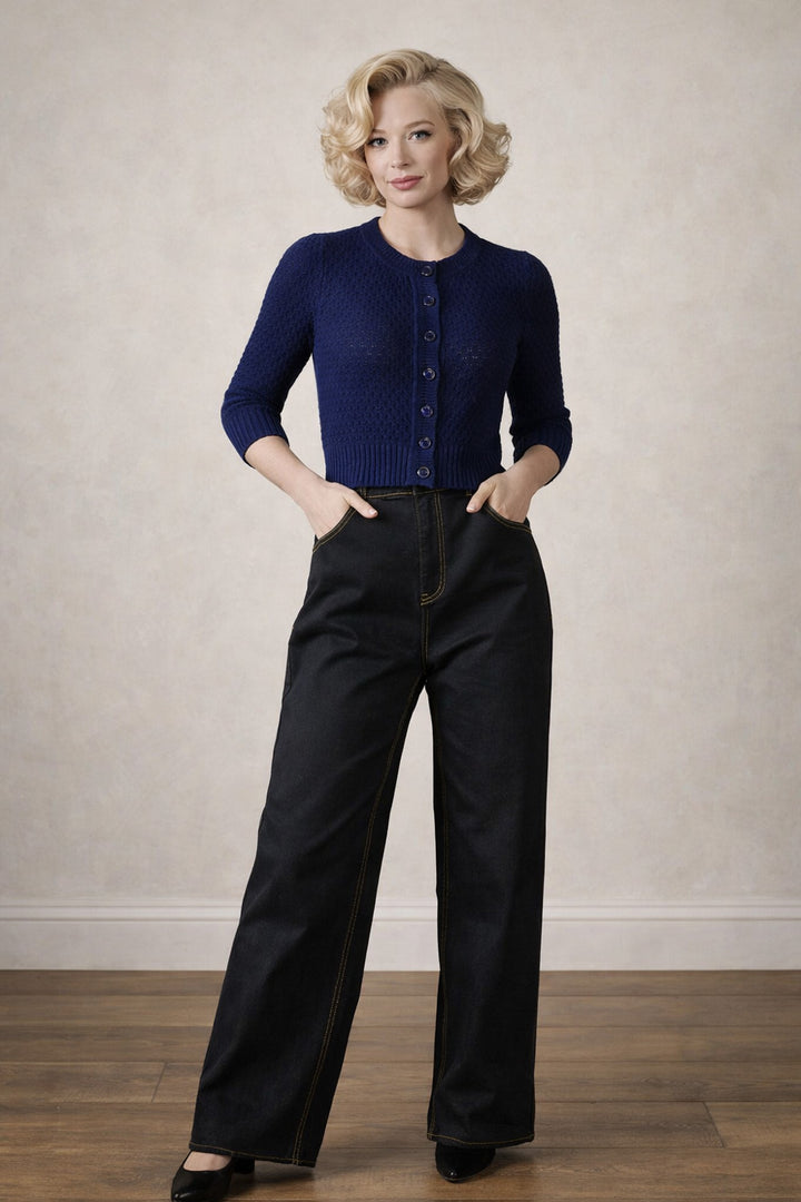 Banned Retro – 50s Monroe Jeans in schwarz