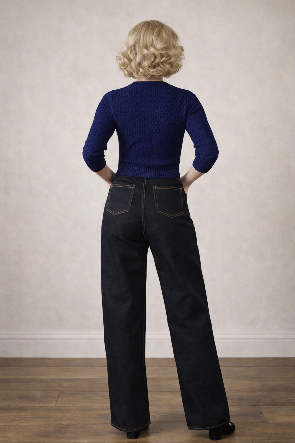 Banned Retro – 50s Monroe Jeans in schwarz
