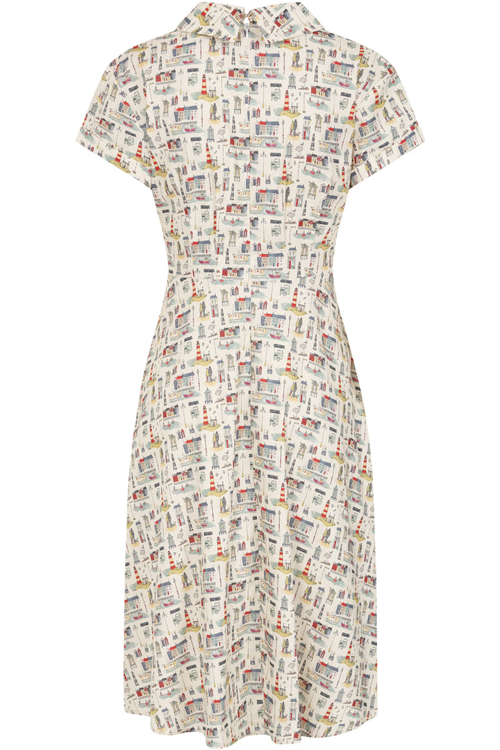 Banned Retro - Bella Anchor Ahead Dress in verde