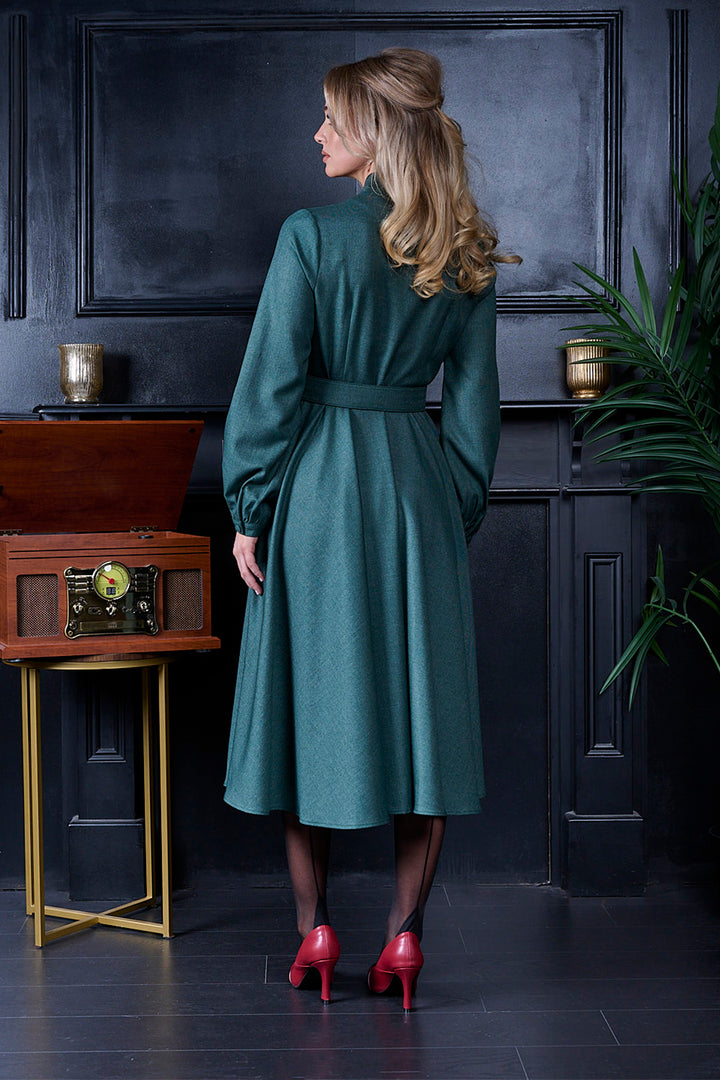 Banned Retro - Tiziana Dress in grün