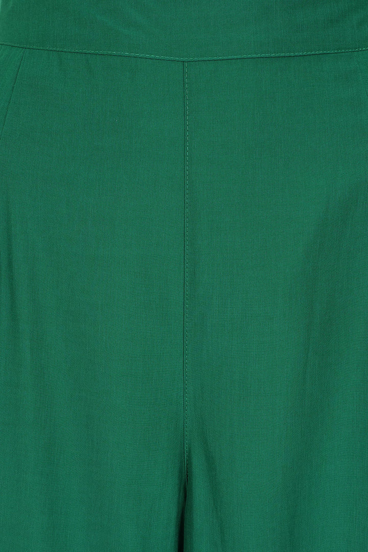Banned Retro - Elizabeth Palazzo Trousers in grün