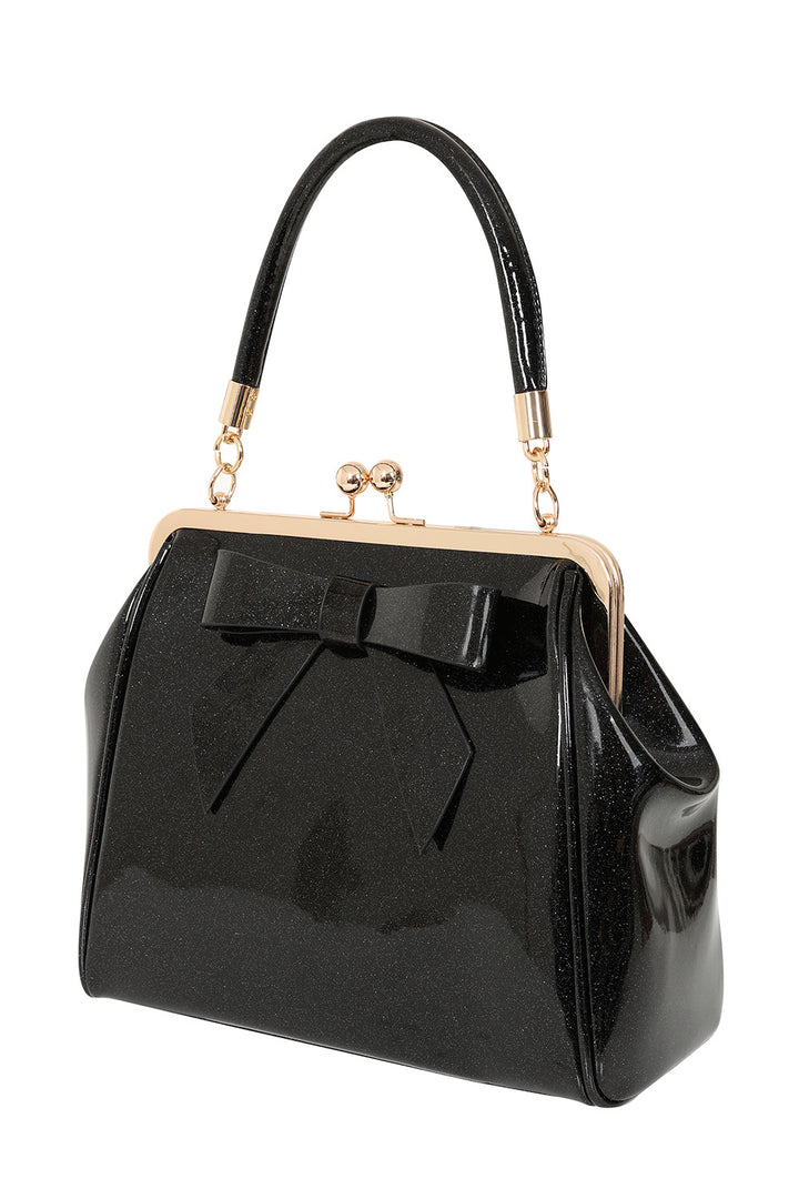 Banned Retro - Bolso de mano vintage americano en verde oscuro