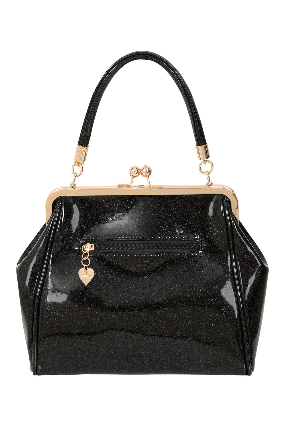 Banned Retro - Bolso de mano vintage americano en verde oscuro
