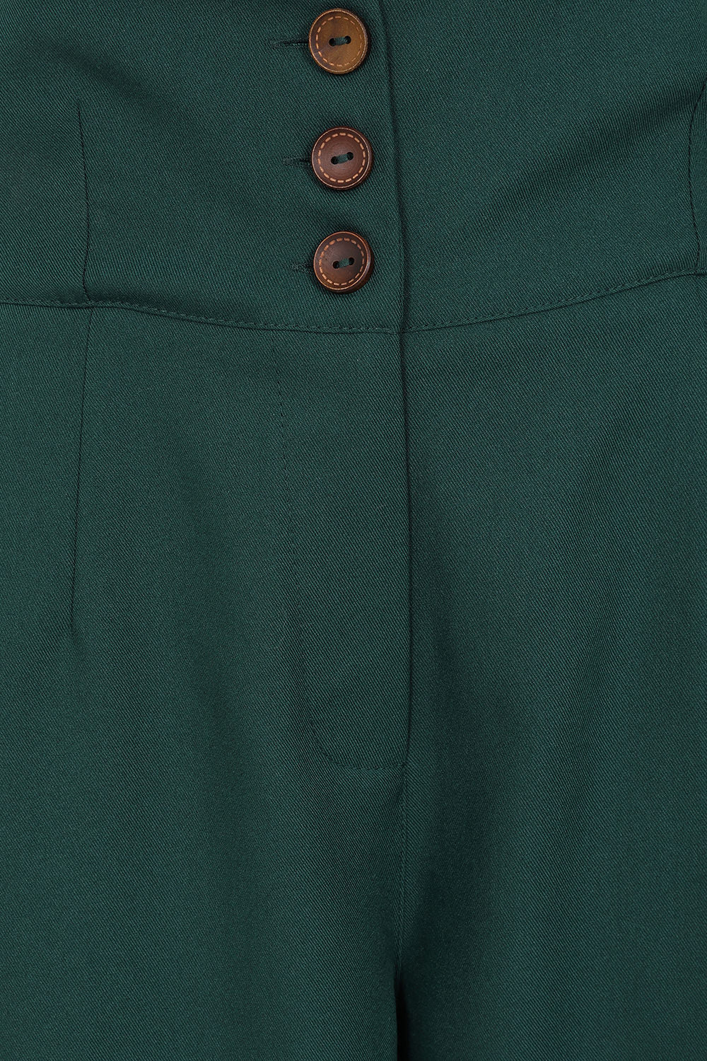 Banned Retro - Pantalon Bouton Aventures à Venir en rouge