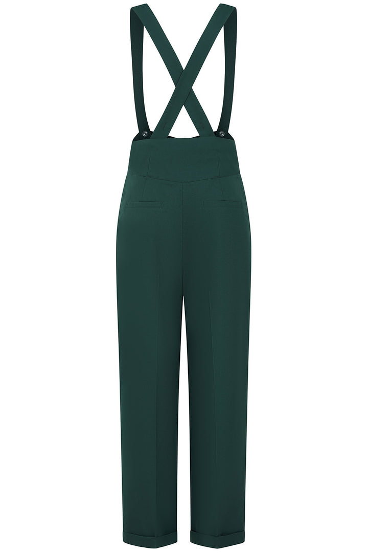 Banned Retro - Pantalon Bouton Aventures à Venir en rouge