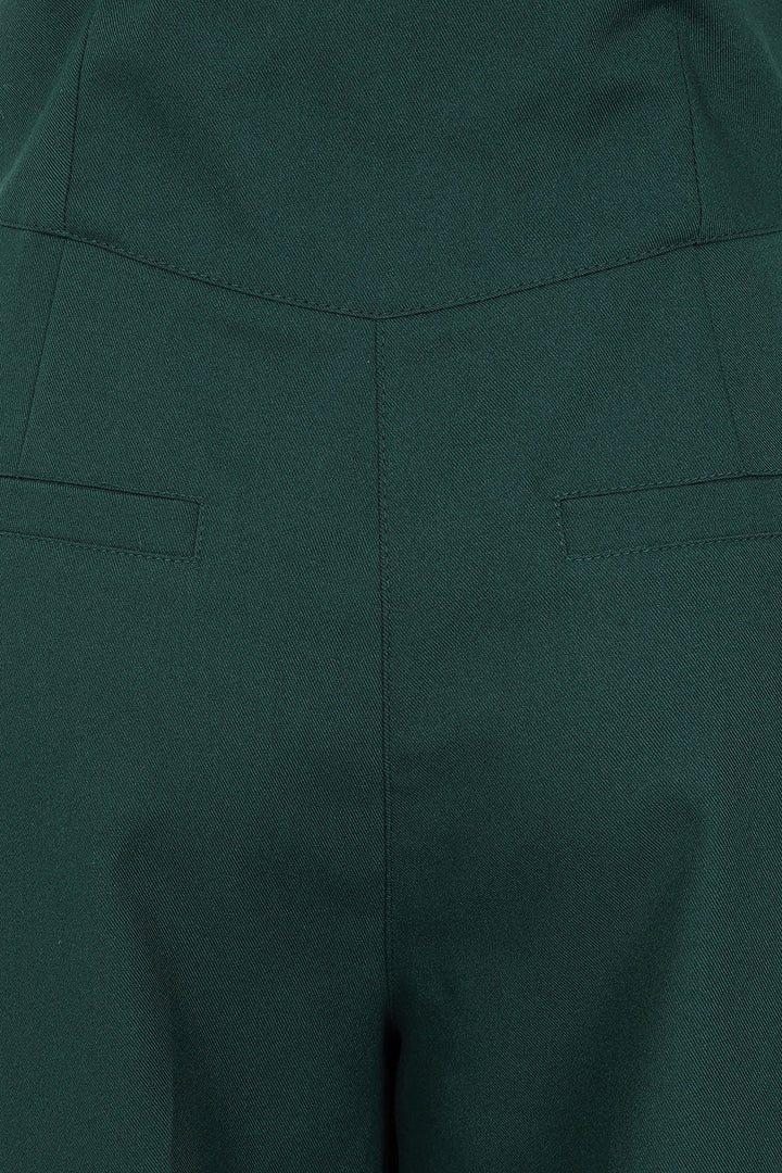 Banned Retro - Pantalon Bouton Aventures à Venir en rouge