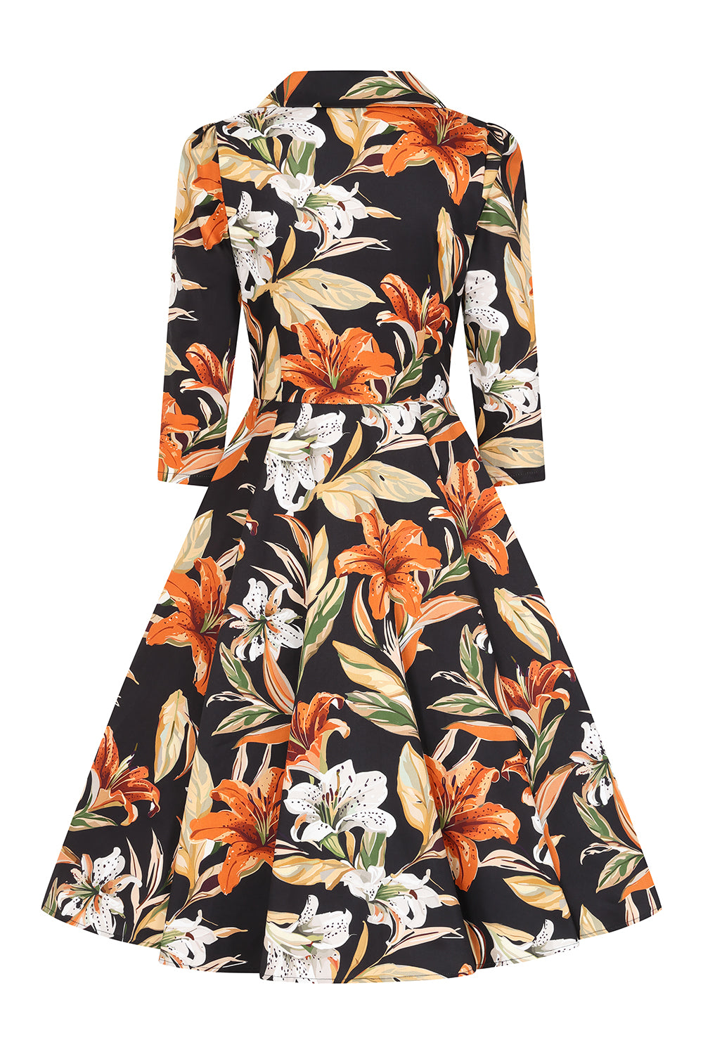 Hearts & Roses - Kylie Green Polka Dot Swing Jurk