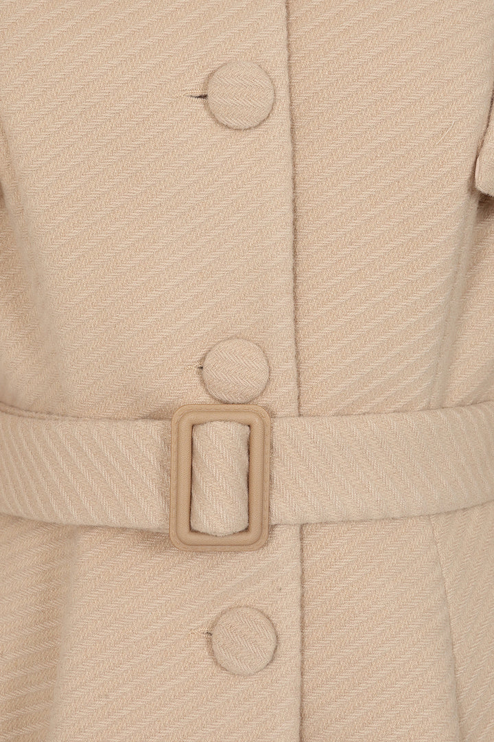 Hearts & Roses - Cosette Swing Coat beige