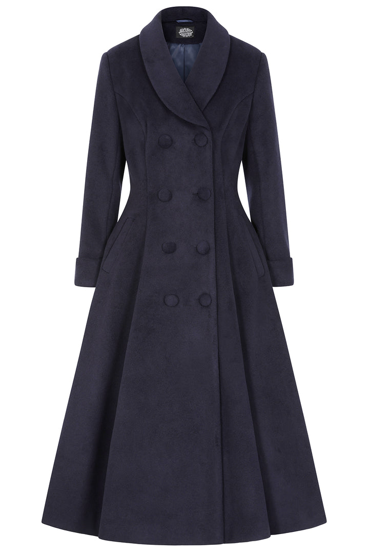 Hearts & Roses - Emmeline Swing Coat Navy