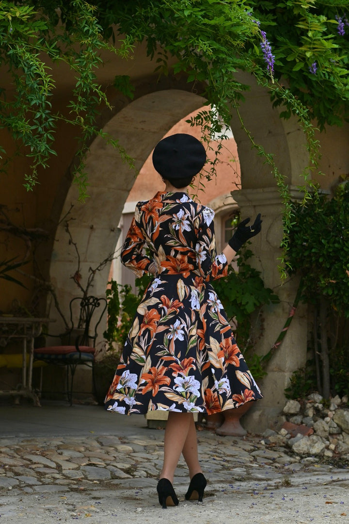 Hearts & Roses - Kylie Green Polka Dot Swing Jurk