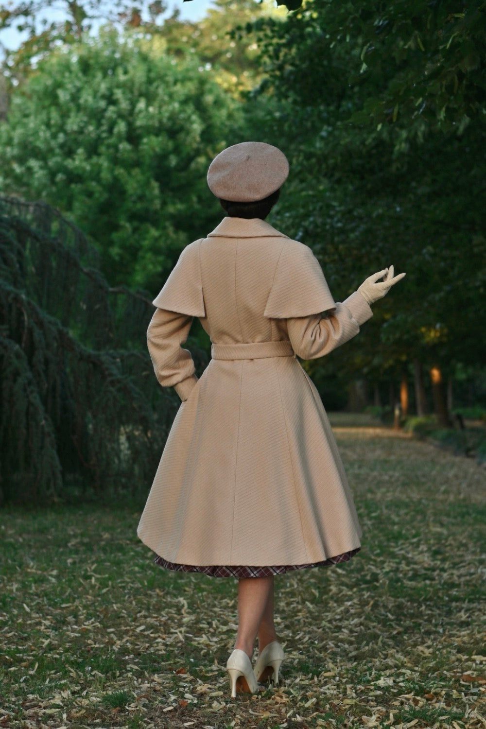 Hearts & Roses - Cosette Swing Coat beige