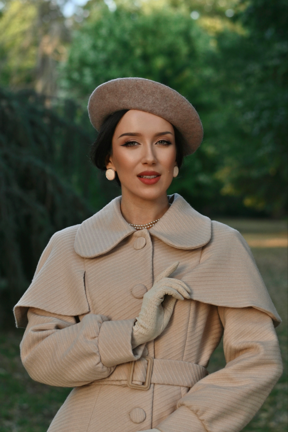 Hearts & Roses - Cosette Swing Coat beige