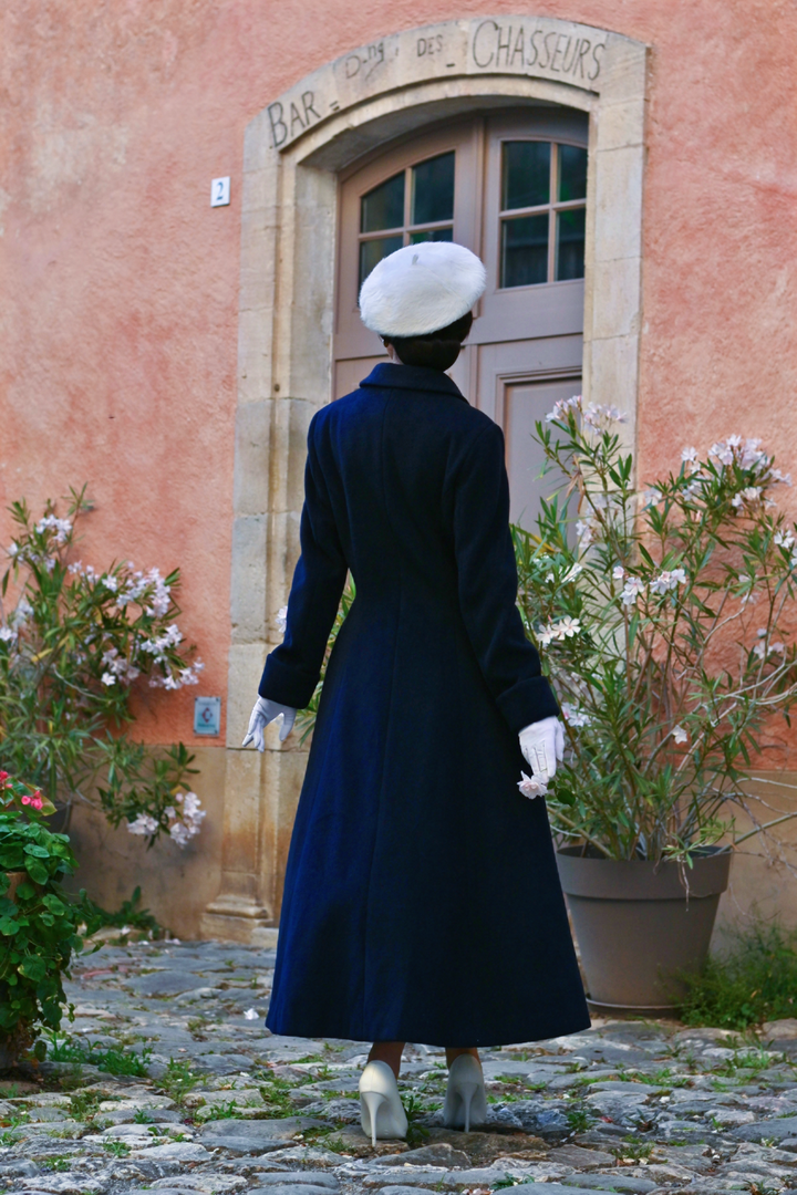 Hearts & Roses - Emmeline Swing Coat Navy