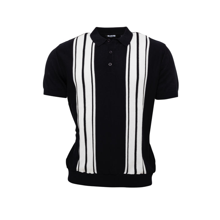 CRK London - Poloshirt Stripes navy