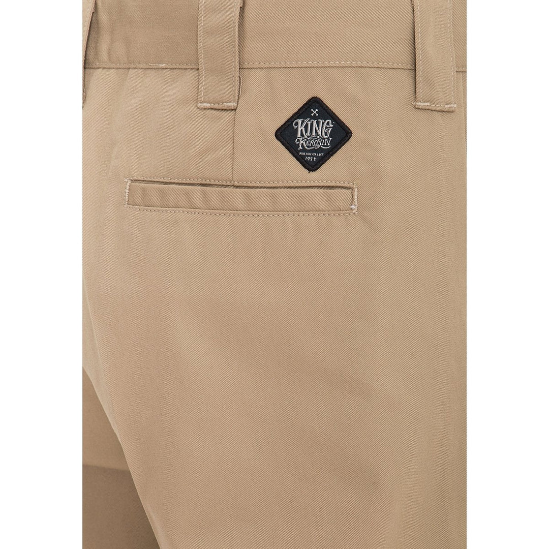 King Kerosin - Workwear Short in kamel