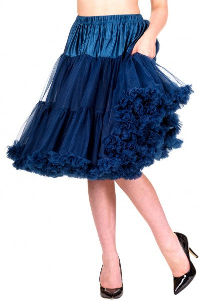 23" - Banned Retro - Petticoat Starlite Navy - ca. 59cm