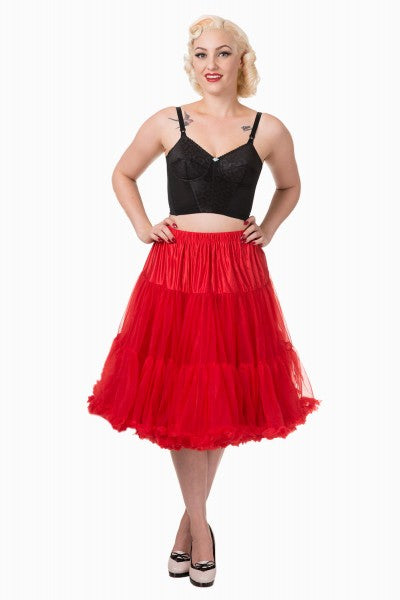 26" - Banned Retro - Petticoat Levensvormen in Rood