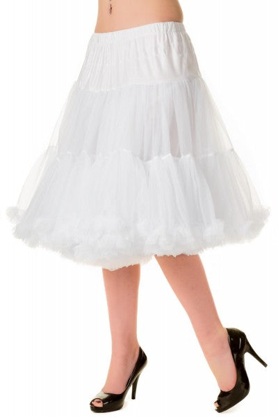 23" - Banned Retro - Petticoat Starlite White - approx. 59cm