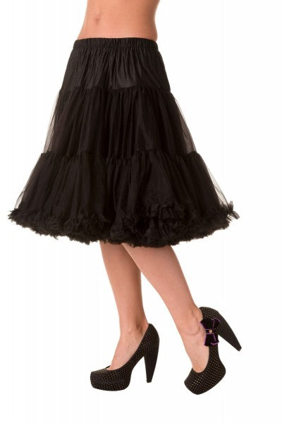 23" - Banned Retro - Petticoat Starlite Black - approx. 59cm