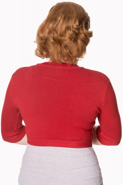 Banned Retro - Hudson Bolero in rood