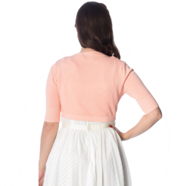 Banned Retro - Hudson Bolero in peach