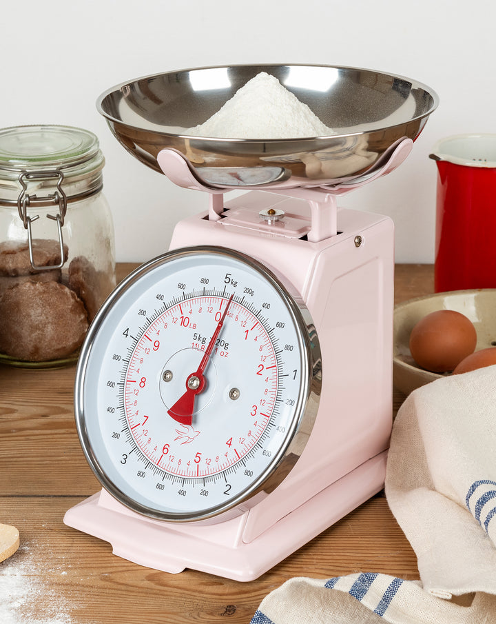bilancia da cucina rosa